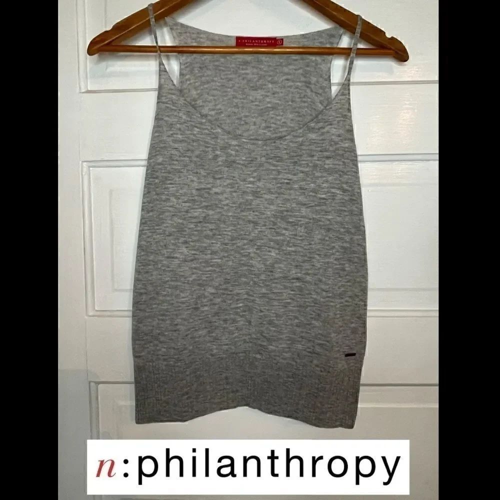 n:PHILANTHROPY Sleeveless Top w/ Spaghetti Straps